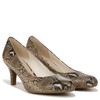 LifeStride Womens Parigi Pump Hazelnut Snake 10 W