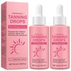2Pcs Sunless Tanning Drops to Drink, Natural Drinkable Sunless Tanning