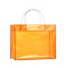 Clear Cosmetic Bag PVC with Zipper Handle Portable Travel Luggage