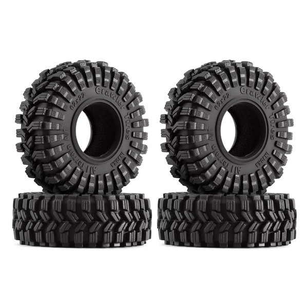 INJORA 1.0 Tires -All Terrain Super Soft Sticky King Trekker