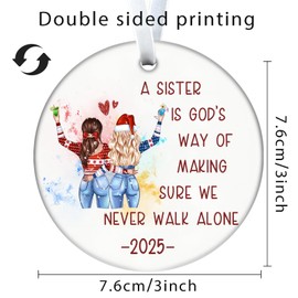 Best Friend Christmas Ornaments, Best Friendss Ornaments, Friends Christmass Ornamentss, Christmas Friends Gift, Women Friend Ceramic Ornamentss, Gift Ideas for Wome