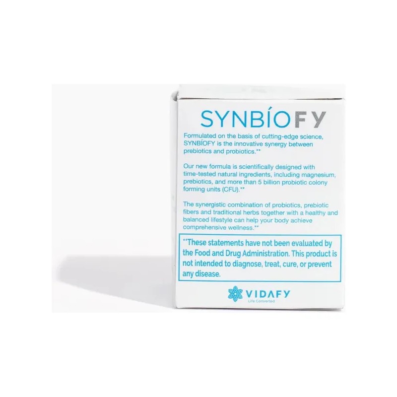 2 Pack Synbiofy Probioticos Integral Vidafy Sin Sabor
