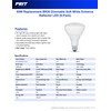 Feit Electric BR30 LED Light Bulb, 65W Equivalent, Dimmable, 650