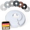 FUX Pack of 2 Heating Pipe Collars, 22 mm, Cover,