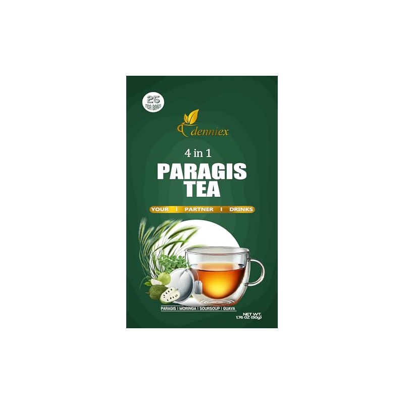 Paragis herbal tea (50 tea bags) (2 pack) with Malunggay,