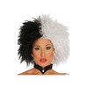 Fiestas Guirca Evil Madame Dog Lover Black and White Wig