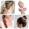 Konsait 10 pcs Canada Day Hair Scrunchies for Women Girls