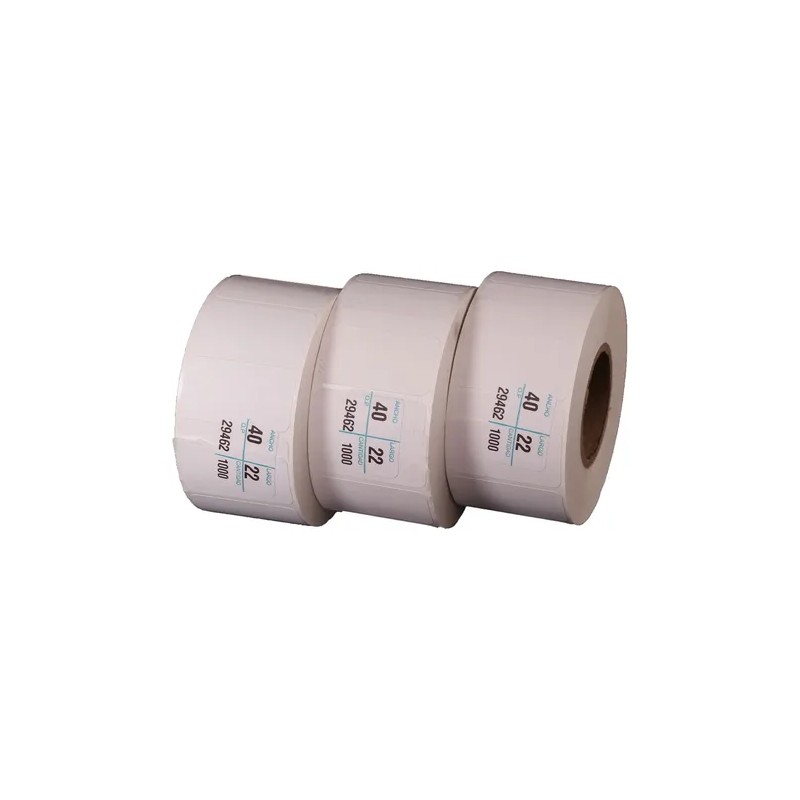 Etiqueta Termica Directa 40 X 22mm Rollo 1000pzas