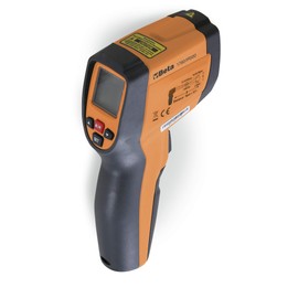 Beta 1760/IR500 Infrared Digital Thermometer with Double Laser Point (IR Thermometer with Measurement Accuracy of +/-2°C, Non-Contact Temperature Measurements at the Touch of a Button) Orange/Black
