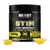 Beast Stim Pre Workout Powder 300mg Caffeine, Beta Alanine -