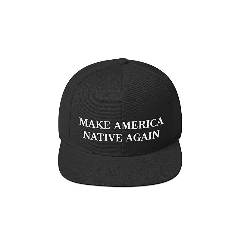 Make America Native Again Hat (Snapback Cap) Black