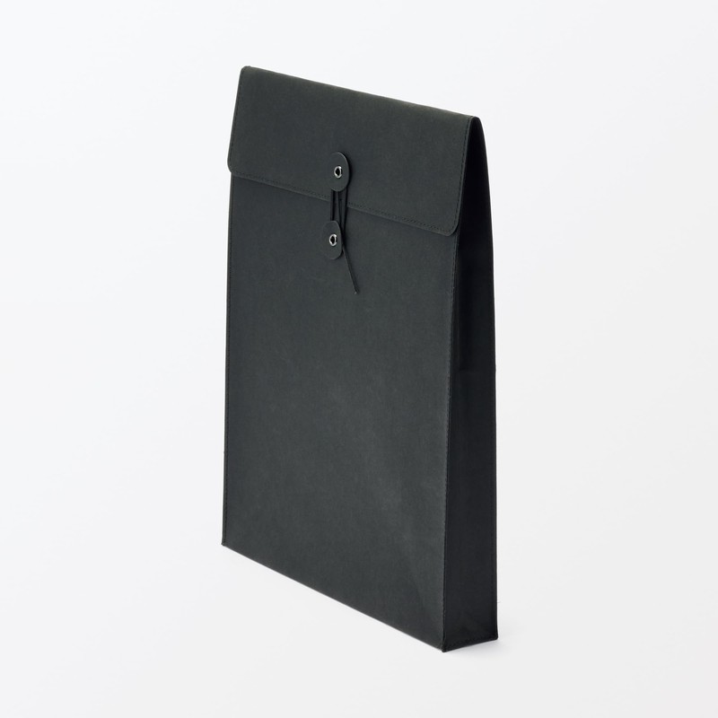 Muji Jeans Label Document Case with Ball String for A4