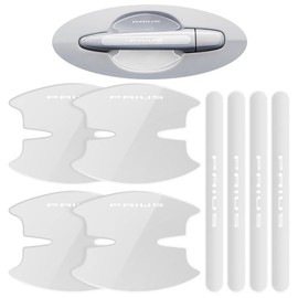 Door Handle Protector, Compatible with All Prius Series, Car Parts, Door Handle, Protection, Scratch-Resistant, Exterior Parts, Seal, Sticker Cover, Easy Installation, Exclusive Logo, Set of 8