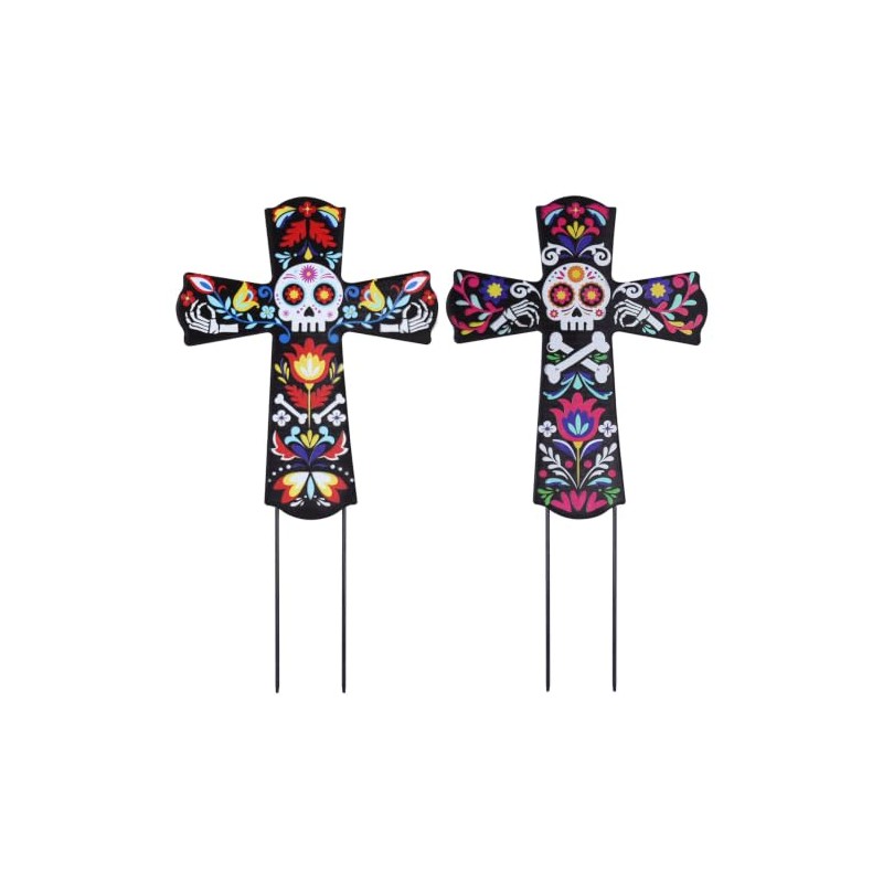 Hogardeck Dia de Los Muertos - Juego de 2 estacas