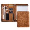 Link Luck Portfolio Organizer - 3 Ring Binder with Zipper,