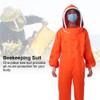 Orange Beekeeper One Piece Bee Suit Beekeeping Protective Clothes Beekeeping