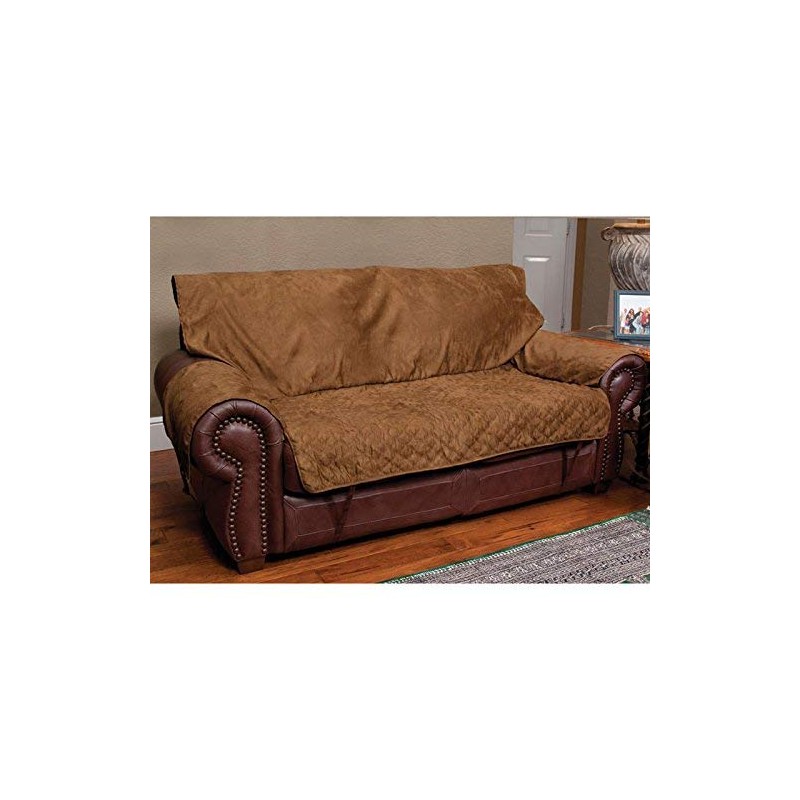 PetSafe Solvit Loveseat Full Coverage Pet Bed Protector, Cocoa