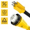 RV Plug Adapter Twisting Locking Receptacle Easily Carry Safety 15A