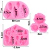 ZiXiang Pine Cone Silicone Mold Squirrel Tree Stump Fondant Molds