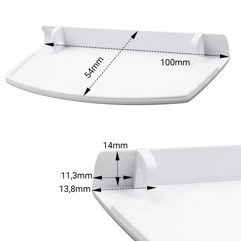 VIOKS Door Handle Flap Handle White Replacement for Beko 4244570100