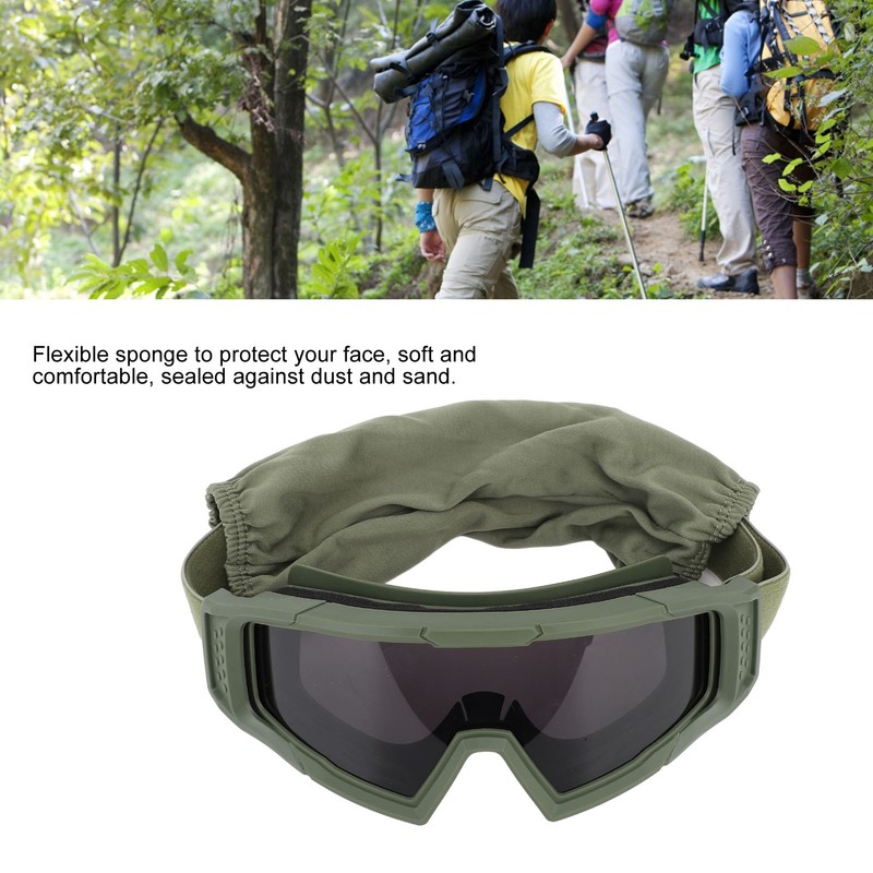 Protective Goggles Impact Resistance 3.8mm Thick Lens Comfortable Fit UV