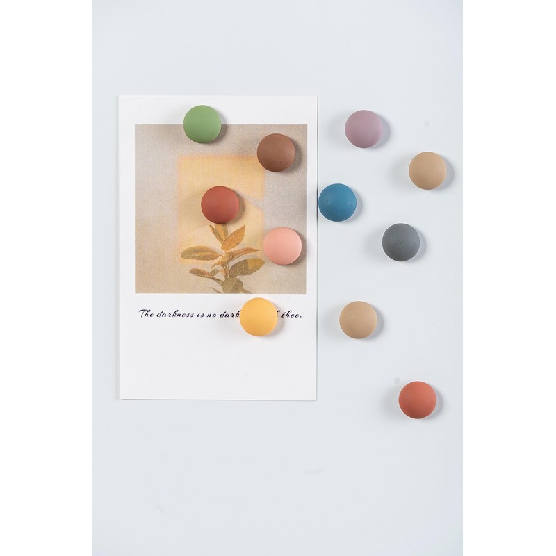 18 PC Cute Fridge Magnets - Ultra Strong Neutral Color