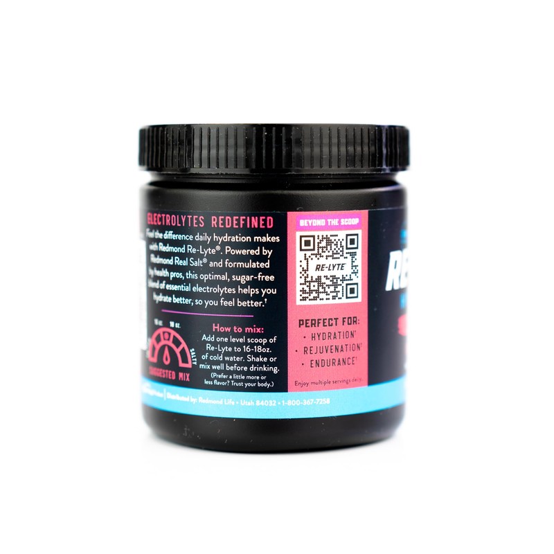 REDMOND Re-Lyte Electrolyte Drink Mix, Mixed Berry, 30 serving SMALL