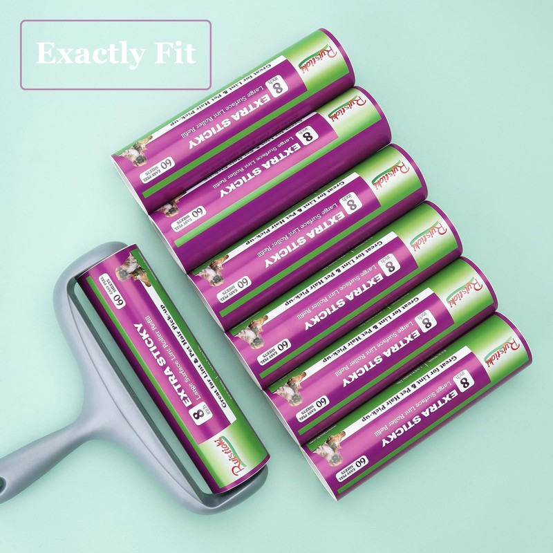 8 inch Large Surface Roller Refill Compatible with Scotch-Brite Pet