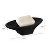 BZOOSIU Soap Dish, Resin Soap Tray Soap Holder Container Box,