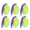 6pcs Kids Toy Hand Grenades Pretend Role Play Plastic Grenades