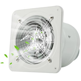 MissHoney 8 Inch Exhaust Fan 735CFM Bathroom Window Exhaust Fan Attic Vent Fan For Kitchen Extractor De Aire Para Cocina For Ceiling Basement Attic, Greenhouse, Basement 110V 80W