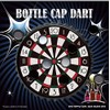 Framan Magnetisches Dartboard mit Flaschenverschlüsse statt Darts