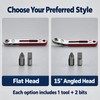 Mini Ratcheting Screwdriver for Tight Spaces – 4.06-Inch Reversible Alloy