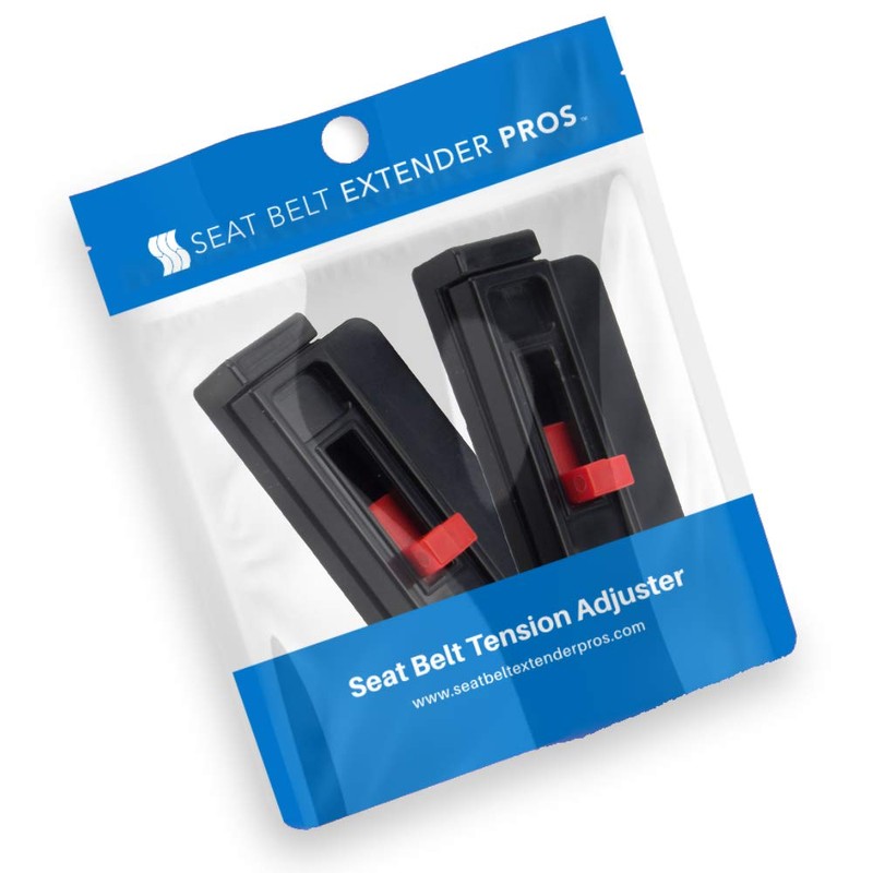 Seat Belt Tension Adjusters (6-Pack) White by Seat Belt Extender