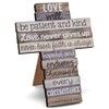 Lighthouse Christian Products Small Love Stacked Wood Wall/Desktop Cross