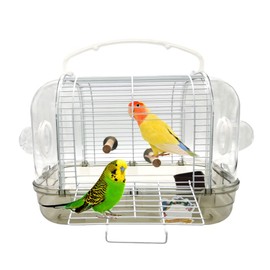 IYOIYA Bird Carrier, Parakeet, Carrying Case with Perch, Literary Bird, Cage, Hospital, Outing, Birdcage, Carry Cage, Sekisei, Handrail Gauge