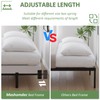 Full Metal Bed Frame, 7 Inch Low Heavy Duty Platform