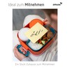 Amuse Rikko Children's Lunch Box Set with Compartments Bento Box