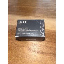 BITE BEAUTY WEEKLY LIP SCRUB WITH GOLDEN SUGAR, 0.7 OZ, NIB, NEW