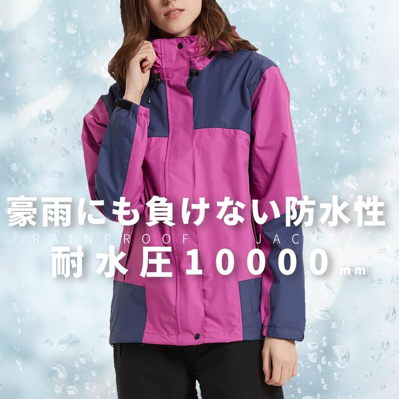 Arasiyama Women's Rainwear, Golf Rain Suit, Top and Bottom Set,