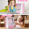 BAODLON Pink Piggy Bank for Kids, ATM Machine Bank for