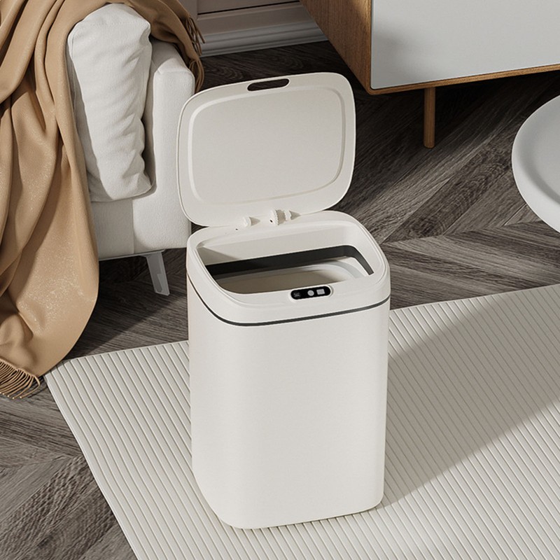 Automatic Motion Sensor Trash Can with Lid Smart Touchless Garbage