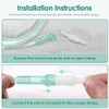 3-Pack 7ft Crush-Resistant Oxygen Tubing with Connectors