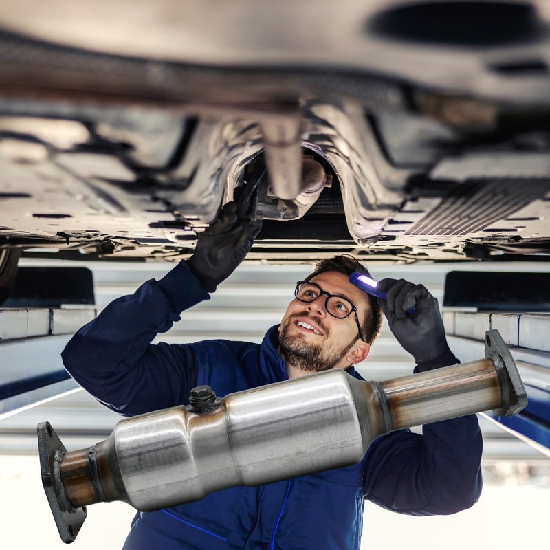 Liangchi High Flow Front Catalytic Converter Kit Direct-Fit Honda Accord