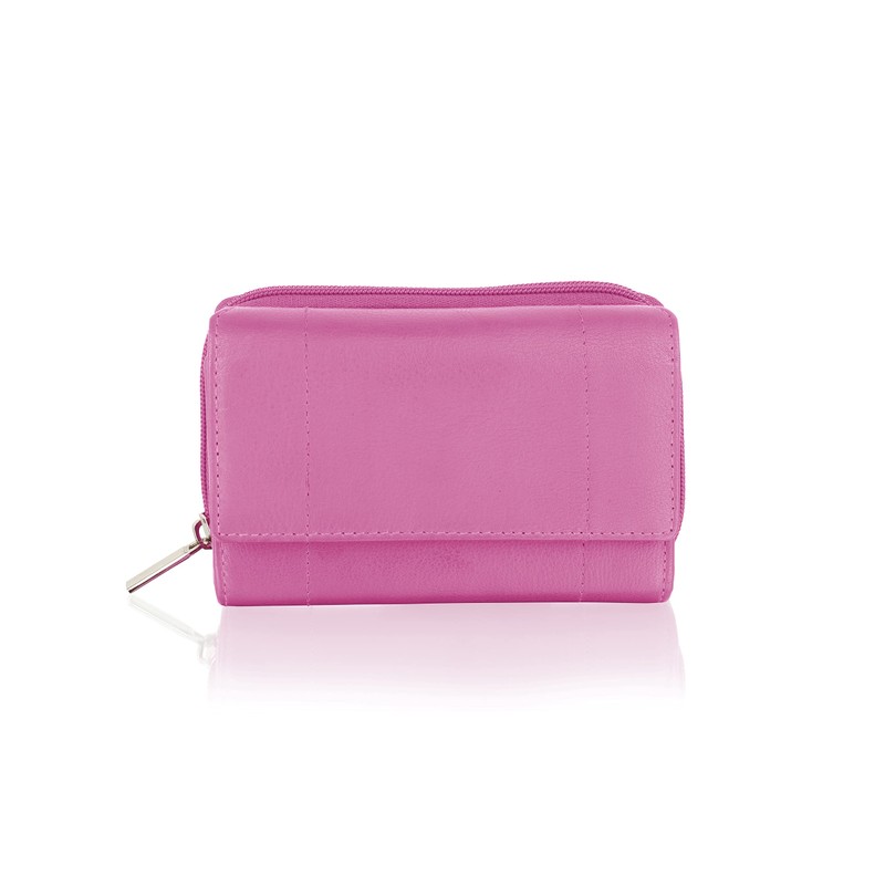 Woodland Leathers Purses for Women, Real Leather RFID Protection Small