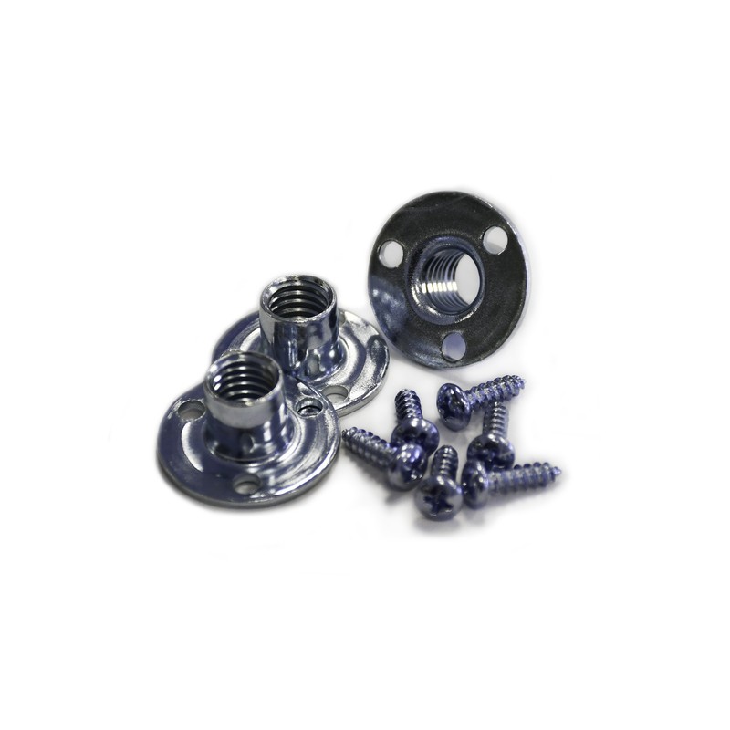 Escape Climbing 100 Pack Screw-in T-Nuts | Durable Steel Hardware