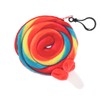 Plush Lollipop Coin Purse Backpack Charm - Colorful