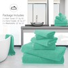 TENSTARS Luxury Silk Hemming Towel Set - Light Thin Quick