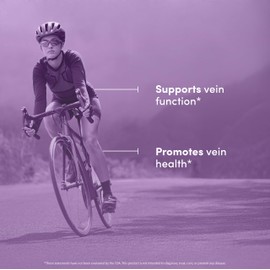 Vein Care Blend - Circulation & Vein Support Supplements - with Rutin, Horse Chestnut Extract, Butcher's Broom & Micronized Citrus Flavonoids - Vegan, Non GMO, Gluten Free - 60 Capsules
