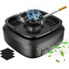 GESPERT Multifunctional Smokeless Ashtray, Ashtrays for Smokers Indoor, USB Rechargeable